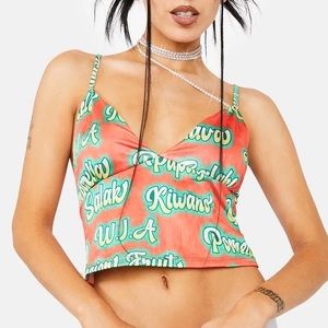 W.I.A:
Fruits Giveaway Swarovski Tank Top